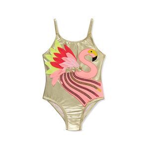 Peek Gold Flamingo Kids Swim One Piece